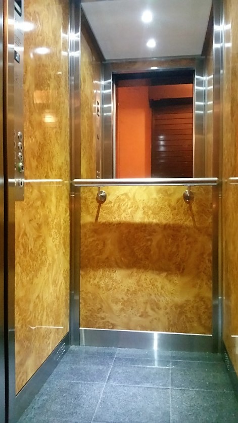 Habillage de cabine d'ascenseur